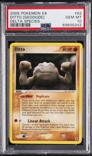 2005 POKEMON EX DELTA SPECIES #62 DITTO [GEODUDE] PSA 10 on eBay