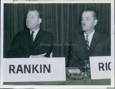 1960 Chicago Politics Dr Alan Rankin Asst Chancellor Associate Prof P Photo 7x9