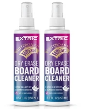 EXTRIC Whiteboard Cleaner 8.5 Ounces White Board Cleaning Spray, Dry Erase Bo...