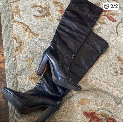 Steve By Steve Madden Black Leather Size 5.5