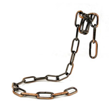 Magic Wine Bottle Holder Floating Steel Link Chain Wine Bottle Rack/Holder - Hol