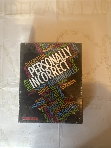 PARTY GAME PERSONALLY INCORRECT ADULT