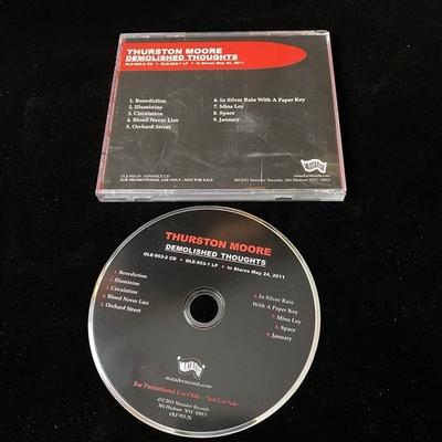Thurston Moore (Sonic Youth) Demolished Thoughts Promo CD 2011 Matador Records