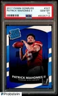 2017 Donruss #327 Patrick Mahomes II Chiefs RC Rated Rookie PSA 10 GEM MINT