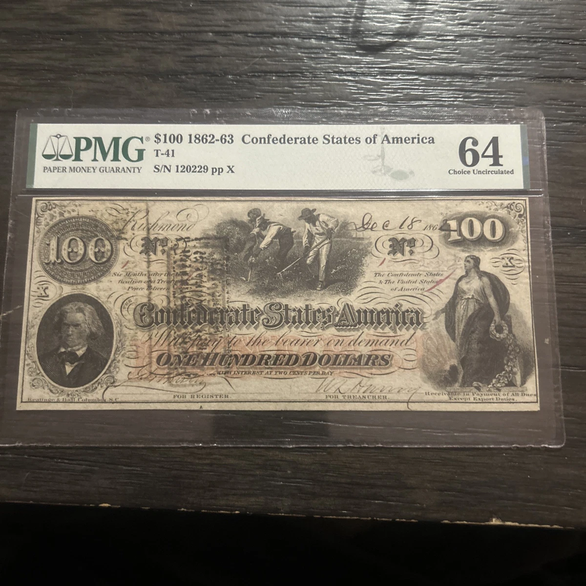Uncirculated Uncertified $100 US Confederate Currency for sale | eBay