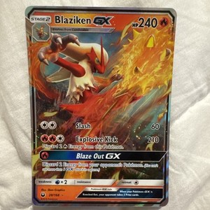 Blaziken GX 28/168 Holo Pokemon TCG Celestial Storm Sun & Moon Ultra Rare NM