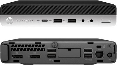 HP EliteDesk 705 G4 Mini, AMD Ryzen 5 Pro 2400GE, 256GB, 16GB RAM