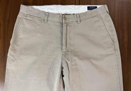 Polo Ralph Lauren Chino Khaki Hose Beige Classic Fit Etikett 34x34 Maße 34x33 - Bild 2 von 12