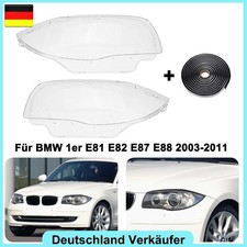 2x L+R Gehäuse Streuscheibe 63117181289 Scheinwerferglas Für BMW E81 E82 03-11