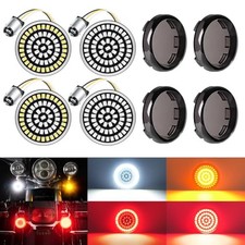 New 1157 LED Turn Signals Super Bright 60 LED Front Rear Lights Lens Kit