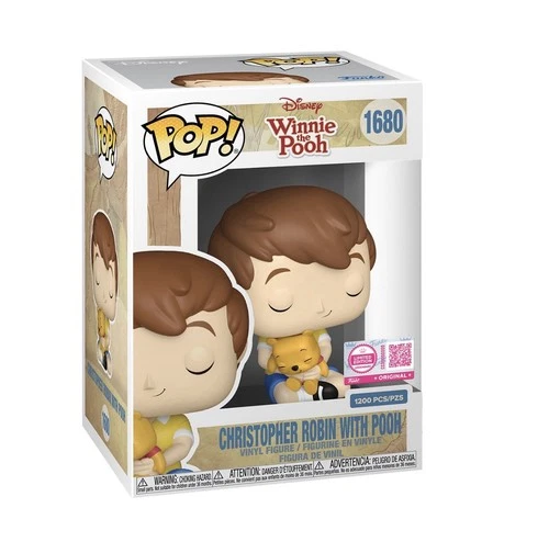Funko Pop! Christopher Robin with Pooh #1680 W/Protector LE1200 Confirmed Disney