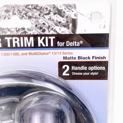 Danco 11084 Trim Kit for Delta 600 Monitor Bath Tub/Shower Faucets Matte Black - Afbeelding 2 van 6
