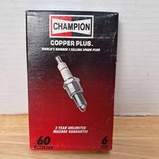 Vintage NOS Champion  60 Spark Plugs RC12LYC5 Lot Of 6 Made In the USA