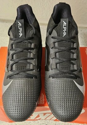 $210 Nike Alpha Menace Elite 4 Football Cleats Black Silver  display picture 3