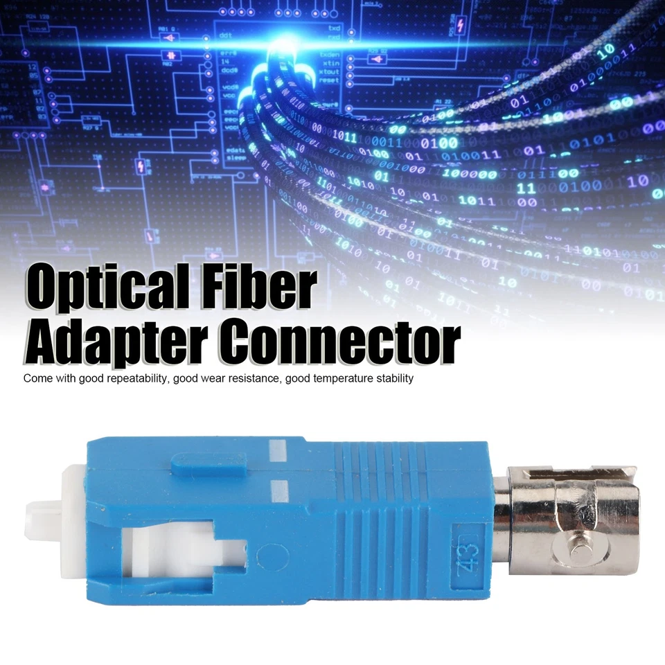 Optical Fiber Adapter Connector SC/UPC ‑ ST/UPC Male-Female Coupler Carrier Grad - Image 3 of 4