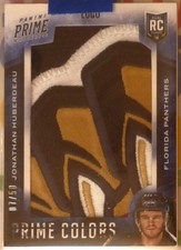 Jonathan Huberdeau 2013-14 Panini Prime Colors Mega Patch Logo Florida Panthers