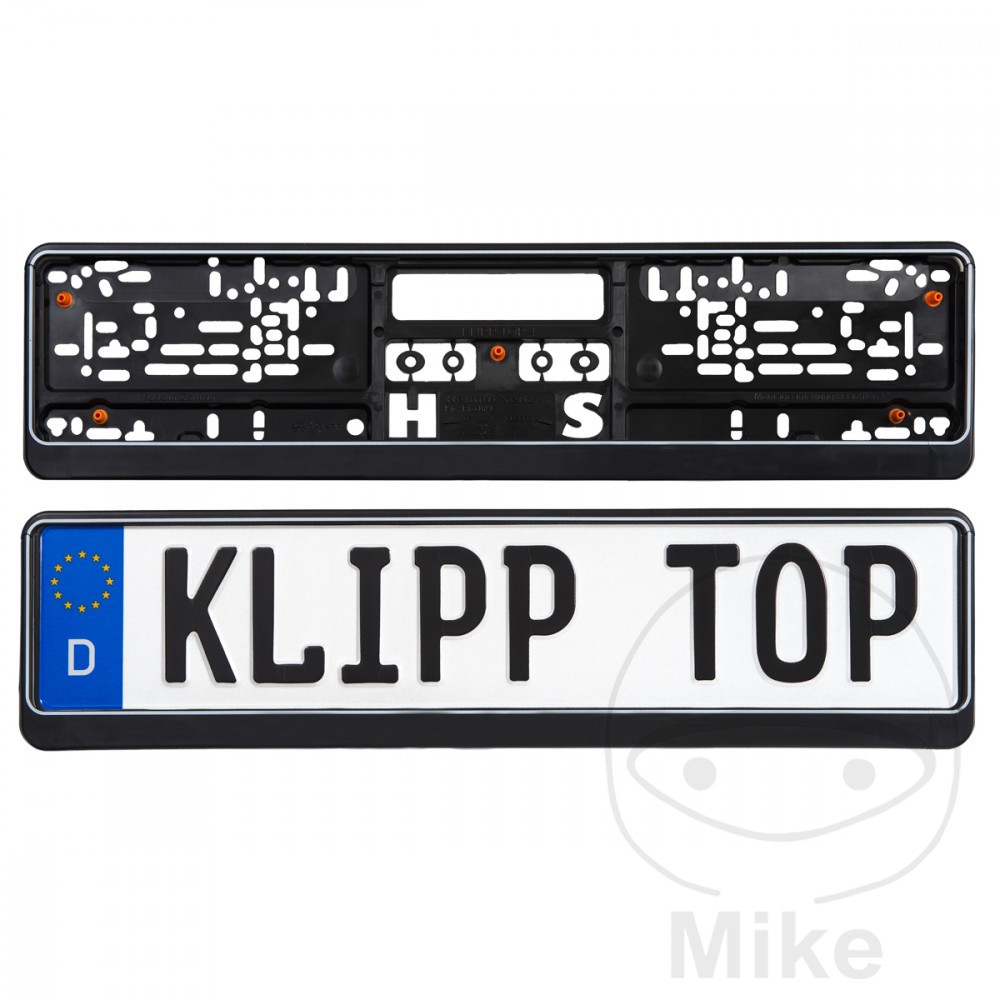 HELMUT SEITZ License plate holder for German license plate KLIPP