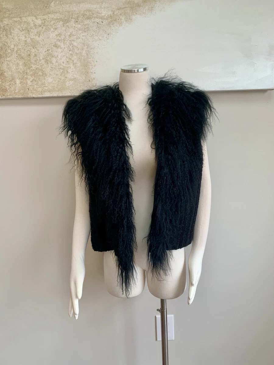 Veste Longue Helmut Lang Torsion Avec Ceinture - Taille XS, Noir, Viscose, Occasion Excellent état
