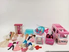 BARBIE Dolls Bundle Camper Car Helicopter Clothes Mattel - PRE-OWNED
