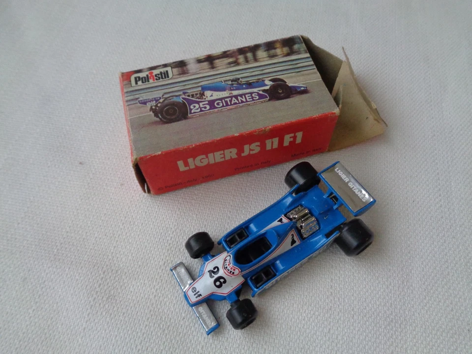 POLISTIL MODELLINO F1  1980 SCALA 1:55  LIGIER JS 11 RJ 64 CON SCATOLA - Immagine 3 di 4