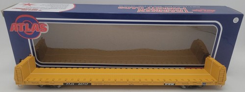 Atlas 2001771-4 escala O TTX Trainman mamparo corto vagón plano #82707 (2 rieles) EX | Condition: Used