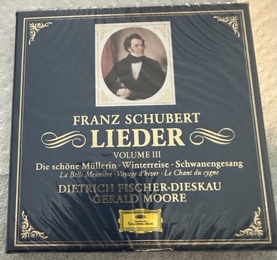 Deutsche Grammophon Schubert Lieder Vol III Fischer-Dieskau Moore CD 1972