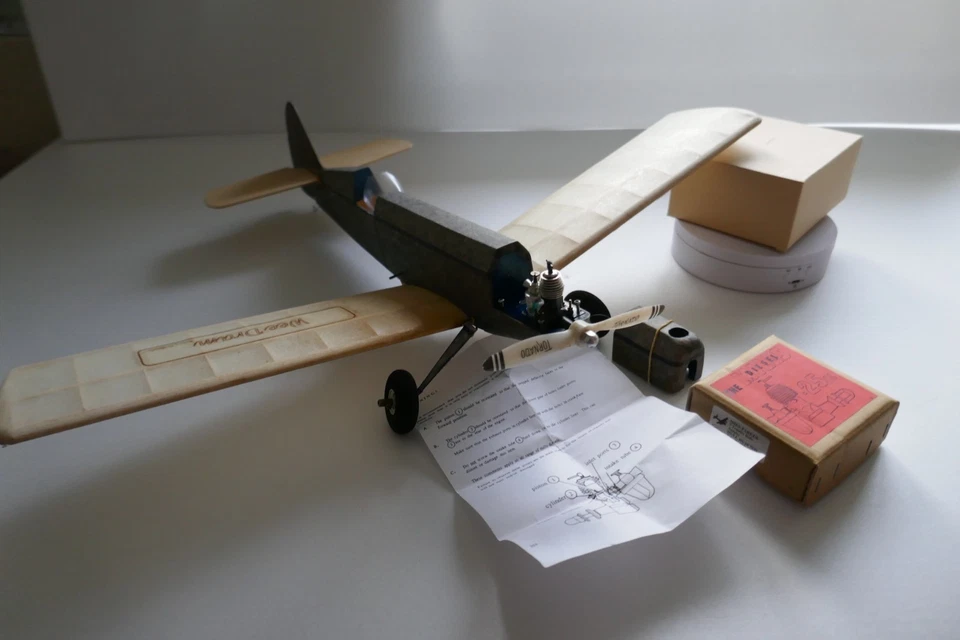 Free Flight Air Frame Wee Dram a Mini Wee Snifter Model Plane FF or RC Assist - Image 2 of 4