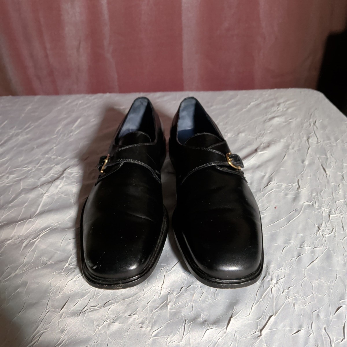 Salvatore Ferragamo Loafer Shoes Men\'s 10 Black‎ Italian Leather Corpcore Preppy Salvatore Ferragamo Loafer Shoes Men\ main image 2