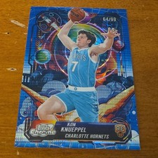 2025-26 Topps Cosmic Chrome - Propulsion Kon Knueppel #PRP-19 Blue Moon /99 (RC)