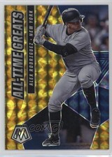 2021 Panini Mosaic All-Time Greats Reactive Yellow Prizm Alex Rodriguez 1fa0