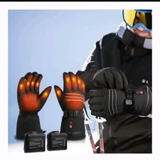 Electric Heated Gloves with Battery Pack for Hunting outdoors ski Mens
