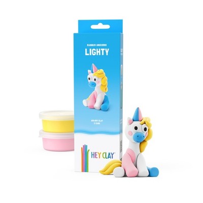 HEY CLAY Regenboog Eenhoorns - Luchtdroge Klei Kit voor Kinderen - Creatieve Set