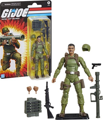 #ad Hasbro Collectibles G.I. Joe Classified Series Retro Cardback Rafael “Zap” $27.99