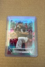 2022 Topps Chrome Sonic - Lance Lynn #60 Aqua & Pink Sonic Pulse Refractor /199