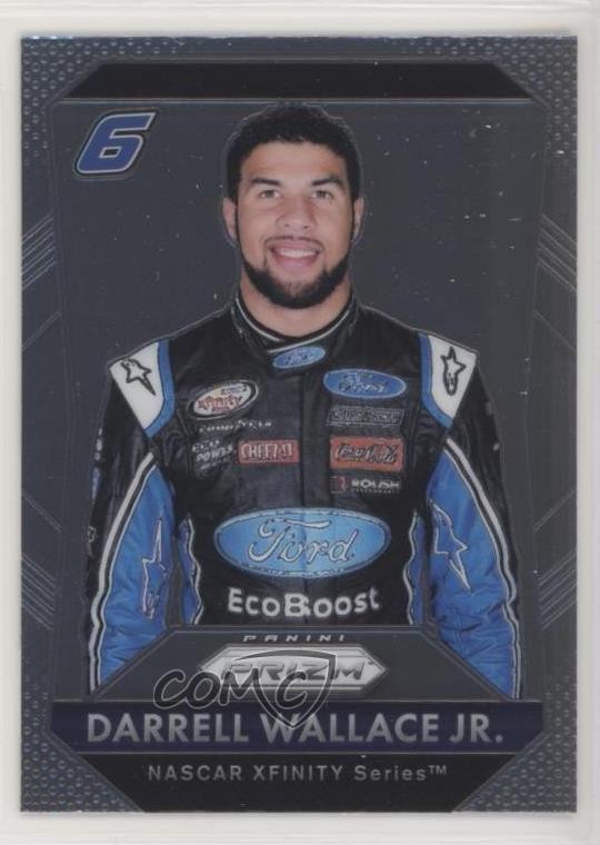 2016 Panini Prizm NASCAR Bubba Wallace Darrell Wallace Jr #34 g1z