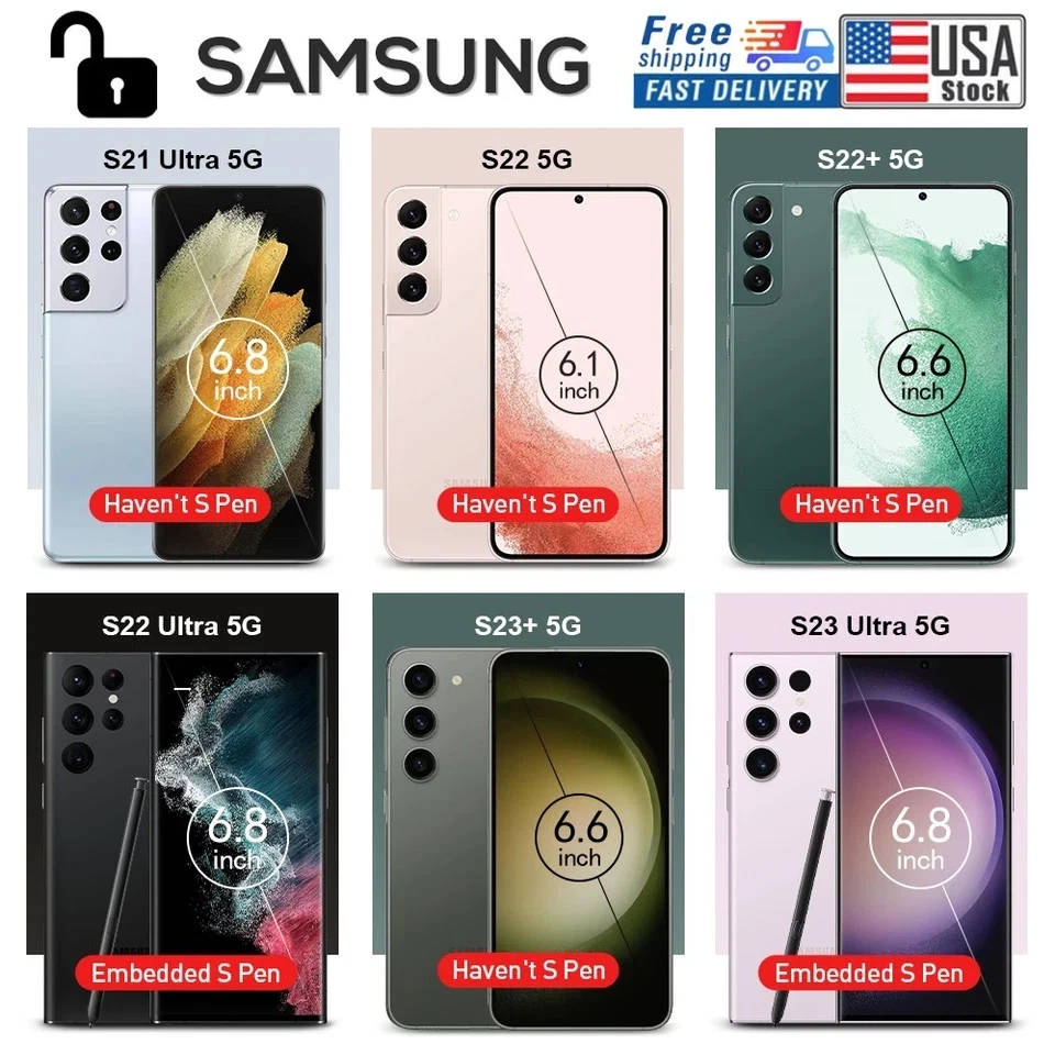 NUEVO SELLADO DE FÁBRICA SAMSUNG GALAXY S23 ULTRA 5G/S22 ULTRA 5G GSM CDMA DESBLOQUEADO. Foto 4 de 4