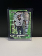 2024 Panini Prizm - Rookies Nate Wiggins #380 Neon Green Pulsar Prizm (RC)