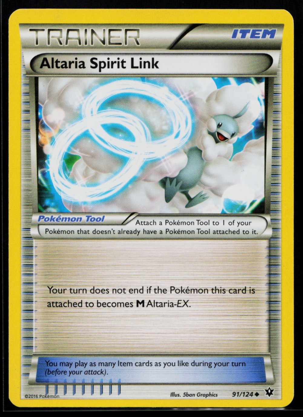 Altaria Spirit Link Uncommon XY - Fates Collide 91/124 NM C1482