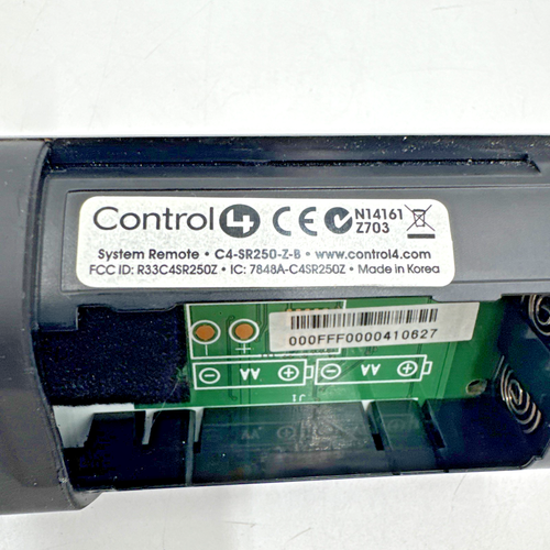 Control4 C4-SR250B-Z-B System Remote Control - Picture 4 of 6