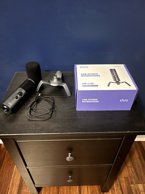 UHURU Gaming Microphone, UM-1100 USB Gamer Microphone with 2 Pickup Patterns