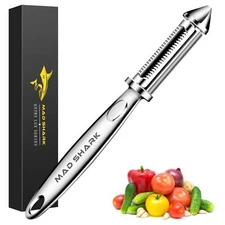 MAD SHARK Vegetable Peeler for Kitchen Potato Peeler Fruit Carrot Veggie Peel...