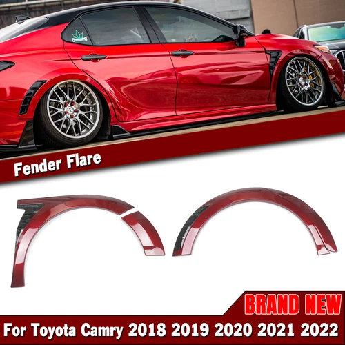 Painted Wheel Fender Flares Cover Body Kit For Toyota Camry SE XSE 2018-24 - Bild 21 von 21