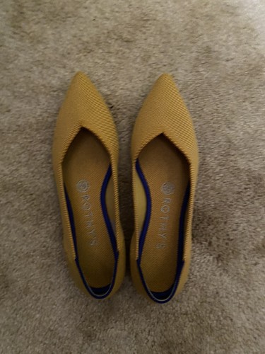 Rothy's Shoes Size 7.5 Marigold The Point Ballet F