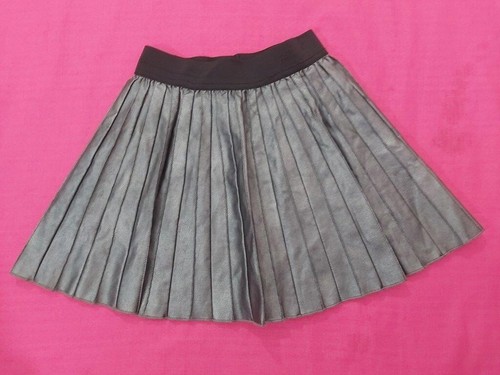 ATMOSPHERE Women's Elastic Waist Ladies Pleated Skirt Grey UK 8 EUR 36