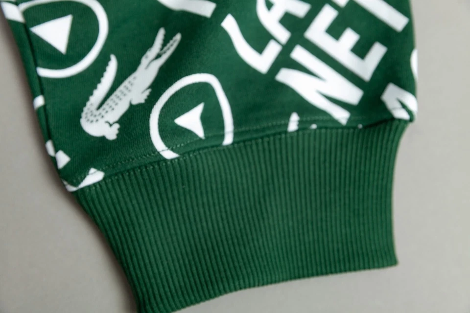 Men’s Lacoste x Netflix Loose Fit Organic Cotton Sweatshirt 3XL Loose Fit - Image 4 of 4