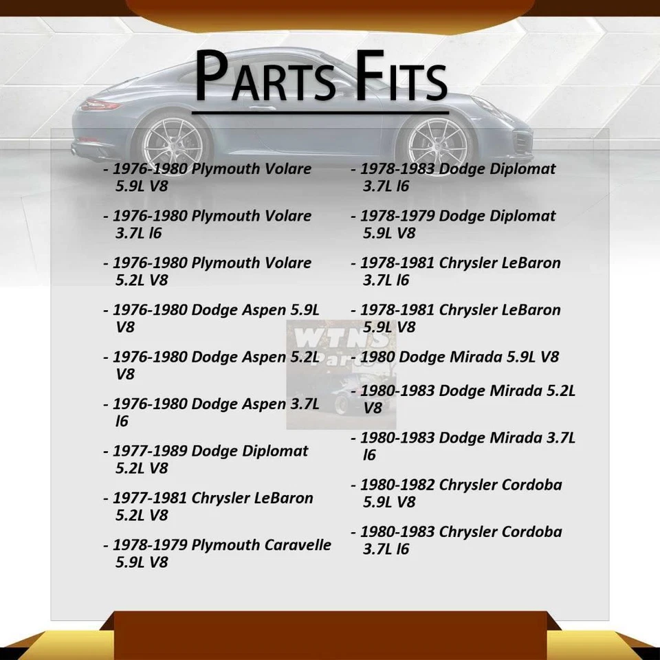 Monroe Front Rear Shock Absorber Set 4PCS For 1980 1981 1982 Chrysler Cordoba - Image 2 of 4