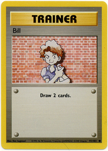 ポケモンカード トレーナー Bill Trainer BIll Pokemon Card | eBay