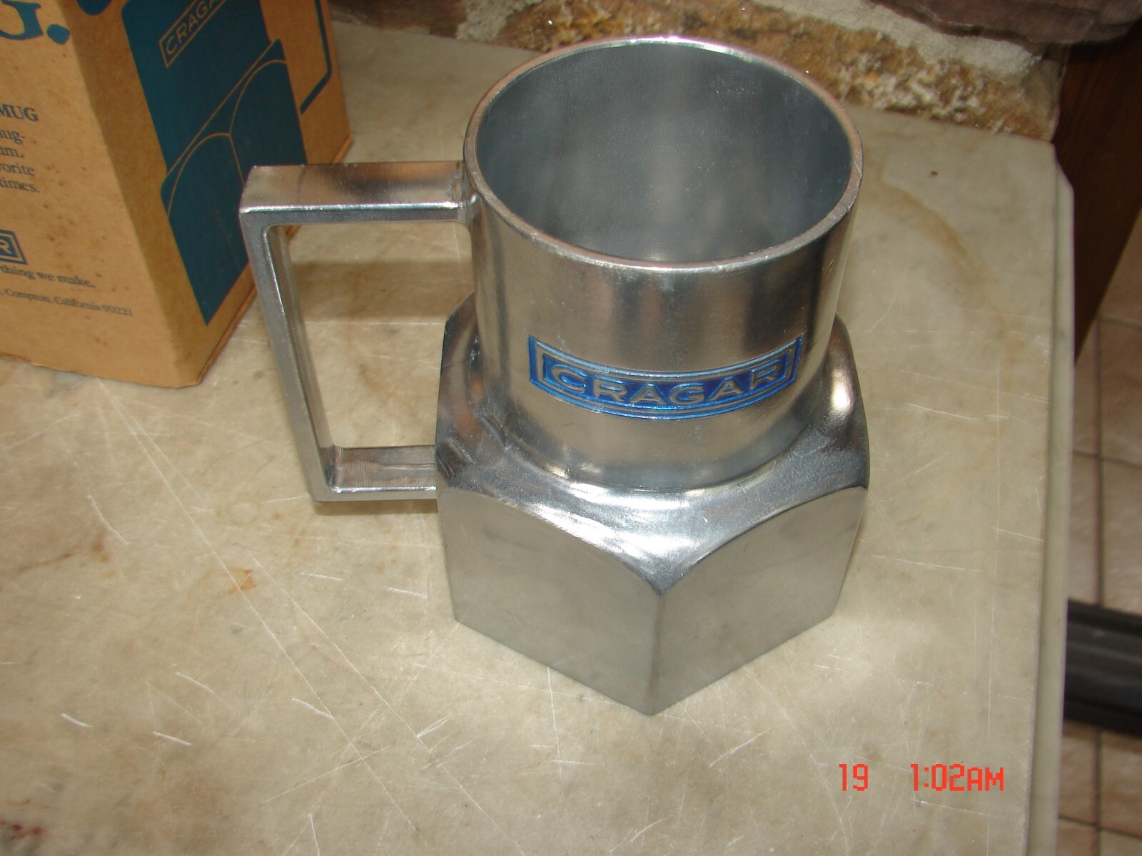 CRAGAR ChugaLug Mug Lug Nut Mug Polished Aluminum w/Original Box