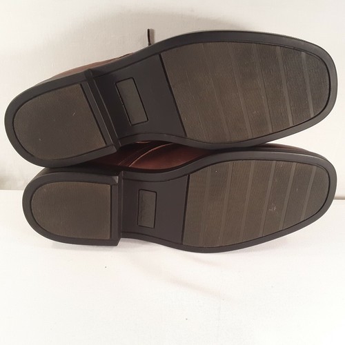 Scarpa elegante uomo Bass marrone 14 M Derby Oxford Field 2V57 pelle morbida tomaia carriera - Foto 10 di 12