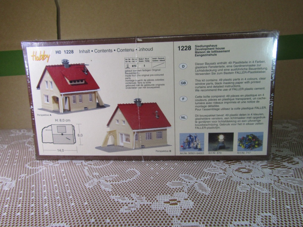 Kit Maison Faller 1223 Pavillon HO Vintage - Allemagne - Neuf, Boîte Abîmée